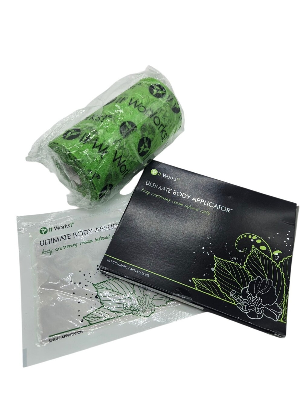 It Works! Ultimate Body Applicator Contouring Wraps 5 Count + Wrap Sealed